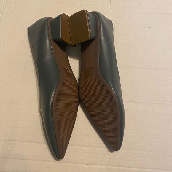 C.PARAVANO Women’s Low Block Heel BluePumps Size EU 41 US 10/10.5 SEE DESCRIPTIO - Picture 10 of 12